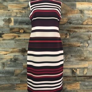 🌟Calvin Klein Striped Sleeveless Dress
